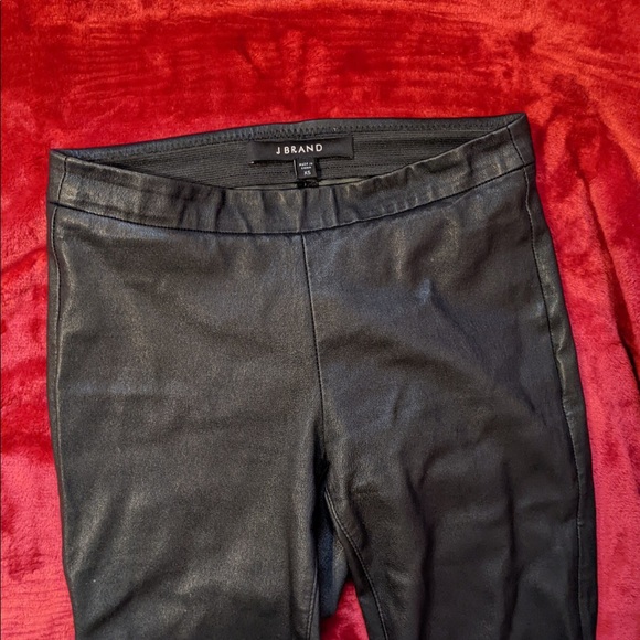 J Brand Edita black leather leggings XS - Picture 2 of 10